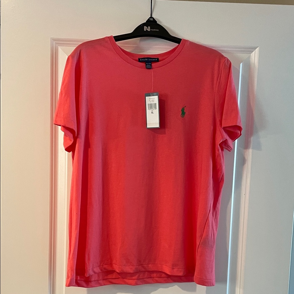 Ralph Lauren Coral Short Sleeve Tee